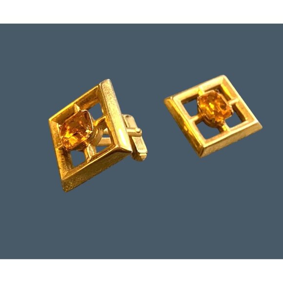 Mismatched Vintage Cuff Links & Tie Tacks Lot With Unique Designs,Antique Appeal - Picture 2 of 10